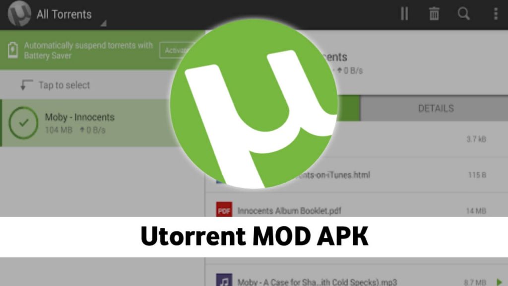 Utorrent Pro APK MOD