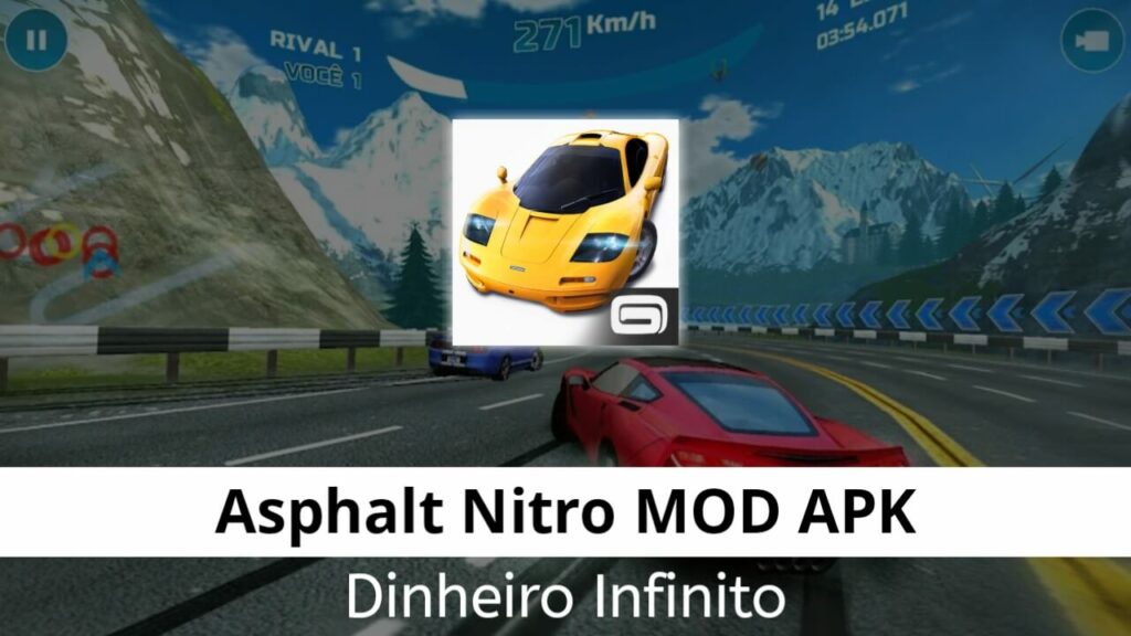 ASPHALT NITRO 2 APK MOD COM DINHEIRO INFINITO! 