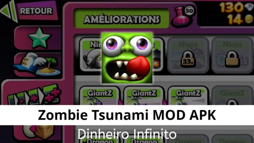 Zombie Tsunami Dinheiro Infinito
