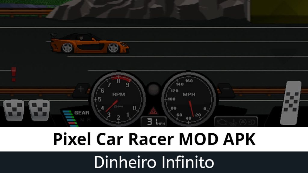 Pixel Car Racer Dinheiro Infinito